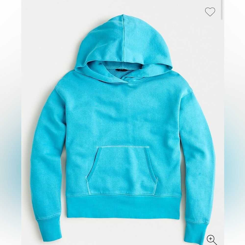 J. Crew Garment Dyed Shrunken Hoodie - Picture 2 of 5
